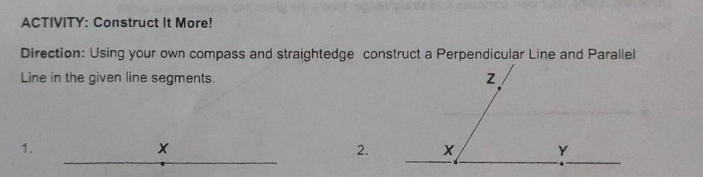 Solved ACTIVITY: Construct It More! Direction: Using your | Chegg.com
