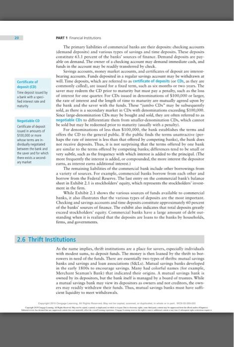 Solved CHAPTER 2 The Role of Financial Markets and Financal | Chegg.com