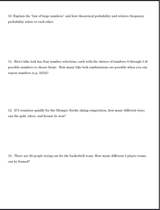 law of large numbers theoretical probability