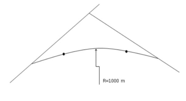 For The Road Section Below, A Horizontal Curve Design | Chegg.com