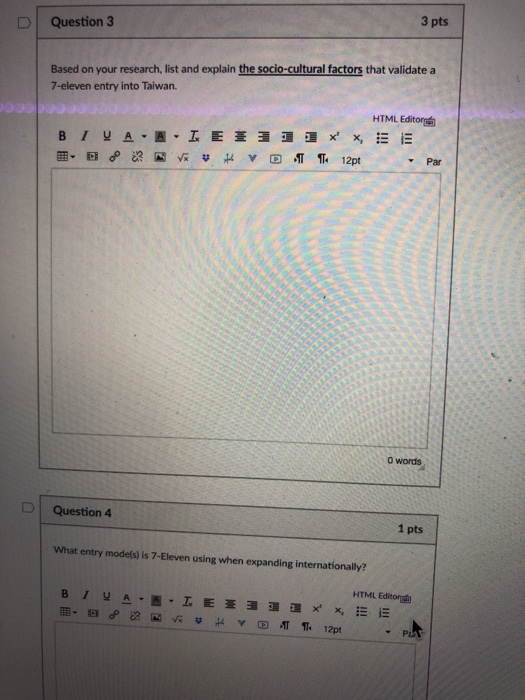 Solved D Question 1 3 pts Based on your research, list and | Chegg.com