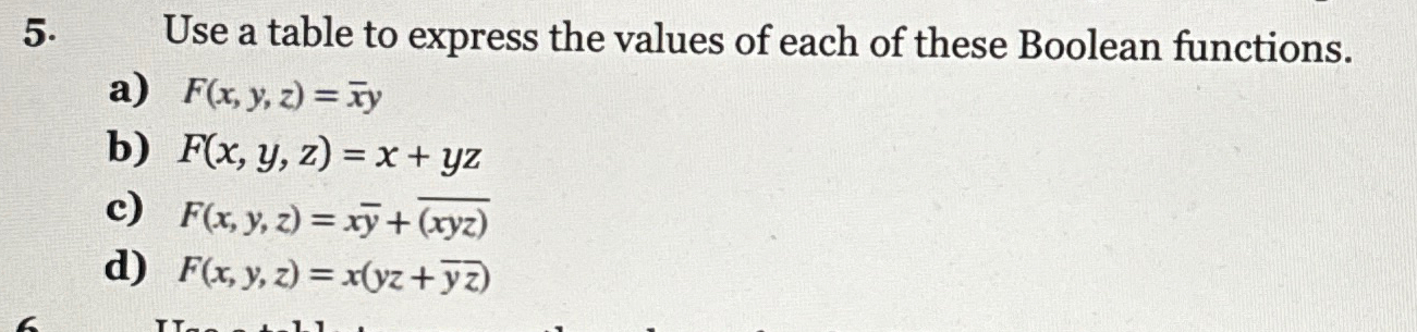 Solved 7. ﻿Use a 3-cube Q3 ﻿to represent each of the Boolean | Chegg.com