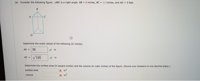 Solved (a) Consider The Following Figure. ABC Is A Right | Chegg.com