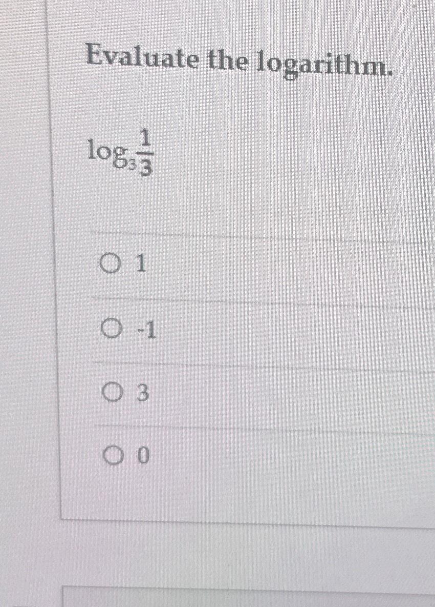 Log 3 1 3