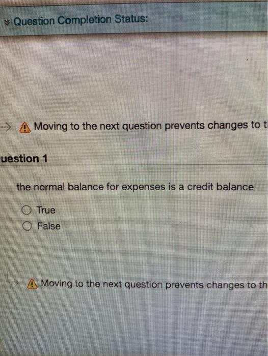Solved Question Completion Status: > A Moving to the next | Chegg.com