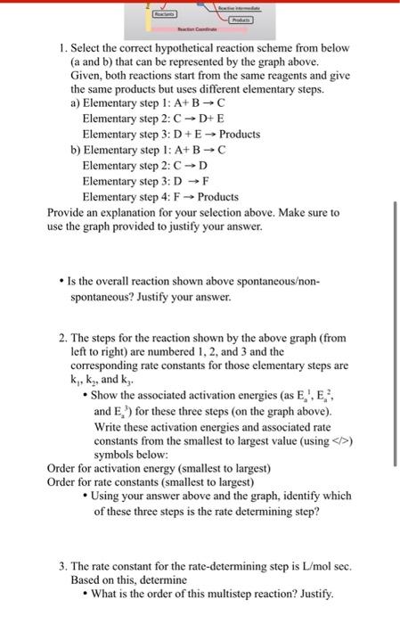 WS-8 (Kinetics of multistep reactions and integrated | Chegg.com