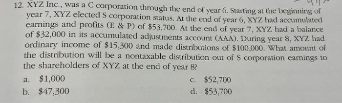 solved-12-xyz-inc-was-a-c-corporation-through-the-end-of-chegg