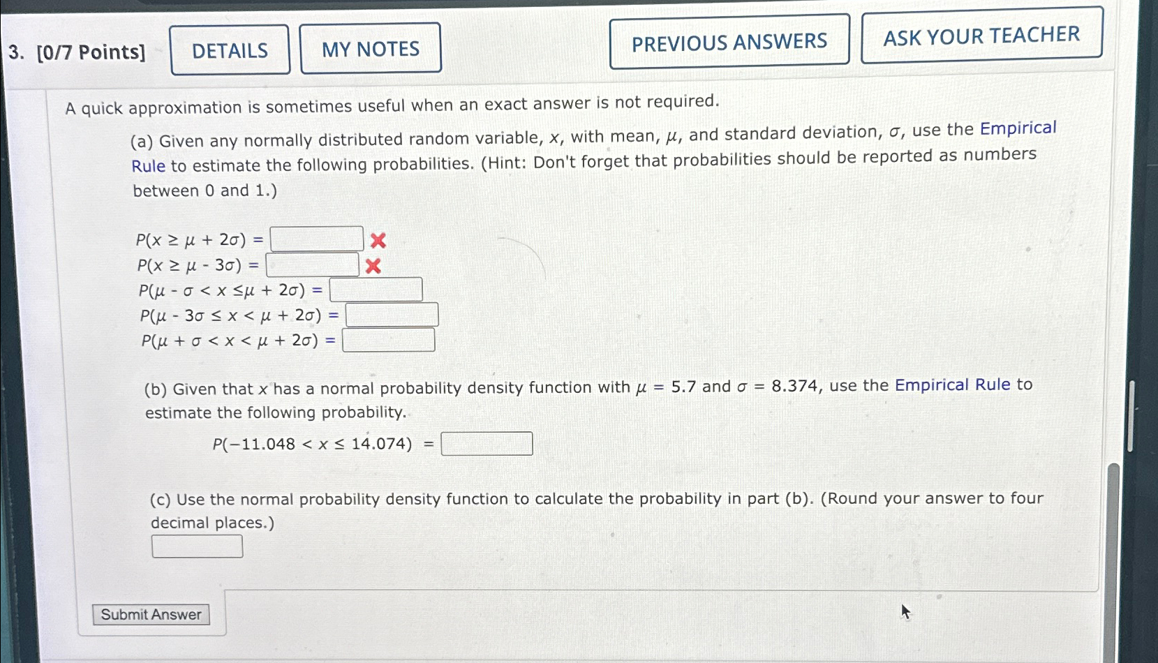 Solved Points]A quick approximation is sometimes useful when | Chegg.com
