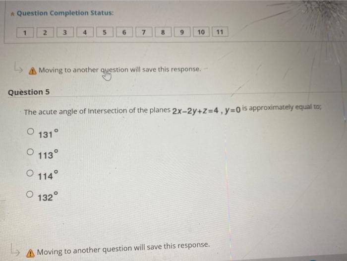 Solved Question Completion Status: 1 2 3 4 5 8 10 11 A | Chegg.com