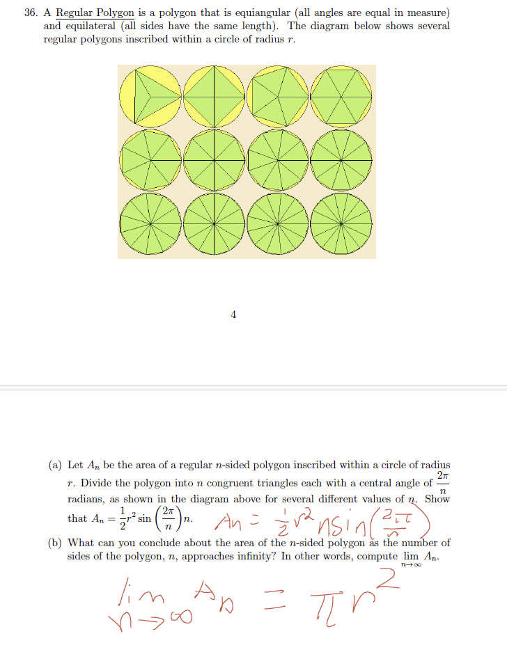 Solved A Regular Polygon is ﻿a polygon that is ﻿equiangular | Chegg.com