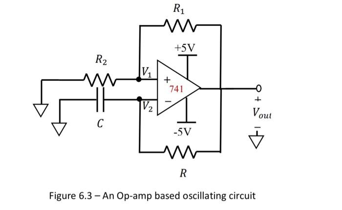 Solved Figure 6.3-An Op-amp based oscillating circuitA. | Chegg.com