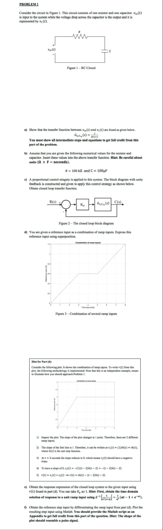 Solved PROBLEM1Consider the circuit in Figure 1. ﻿This | Chegg.com