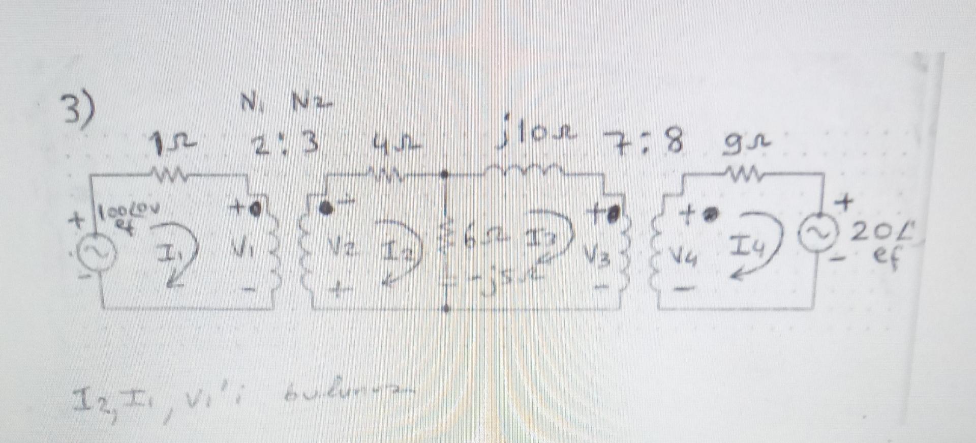 Solved Find I2, ﻿I1 ﻿and Vi | Chegg.com