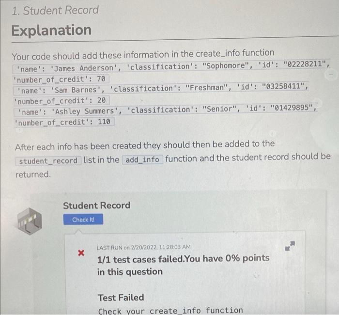 Solved Please help me pass this test case for this python | Chegg.com