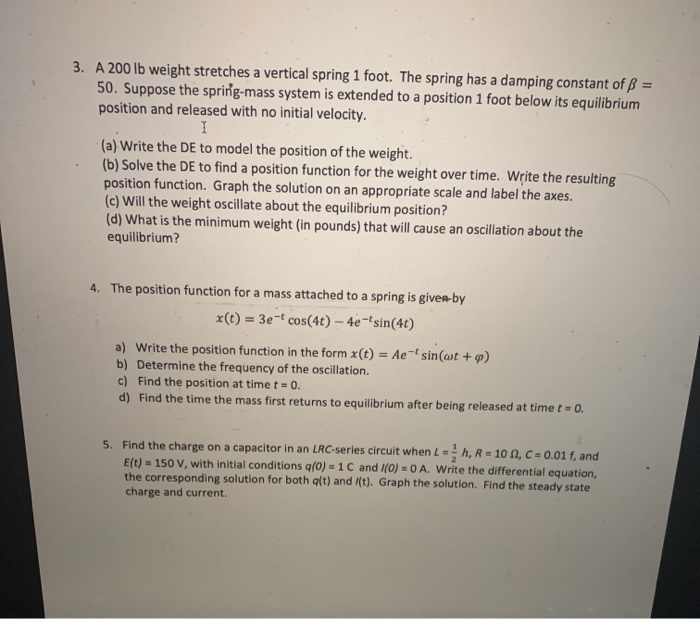 i need help from 1-5 please help me this is the | Chegg.com