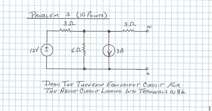 Solved PROBLEM 3 (10 PowTS) 32 www. 3.12 & M 12v + 612 D34 b | Chegg.com