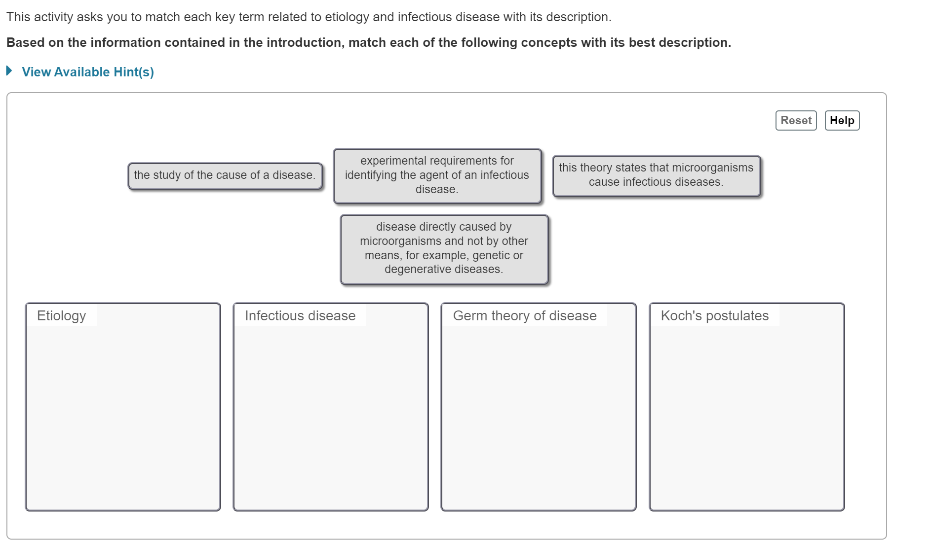 Solved This Activity Asks You To Match Each Key Term Related Chegg Com