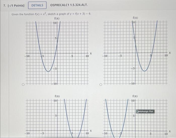 Solved Consider The Following Function F X 3−x State The