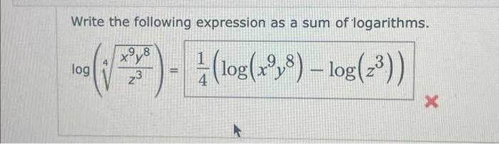 Solved Write the following expression as a sum of | Chegg.com