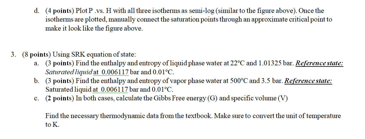 Solved Using SRK ﻿equation of ﻿state:a. (3 ﻿points) ﻿Find | Chegg.com