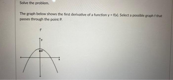Solved Solve the problem. The graph below shows the first | Chegg.com