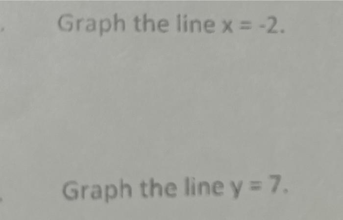 graph this line y 2 x 7