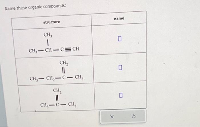 Solved Write the common (not systematic) name of each | Chegg.com