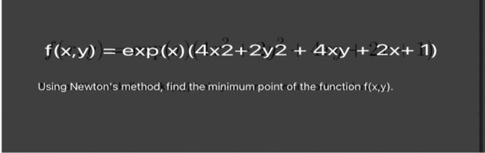 solved-f-x-y-exp-x-4x2-2y2-4xy-2x-1-chegg