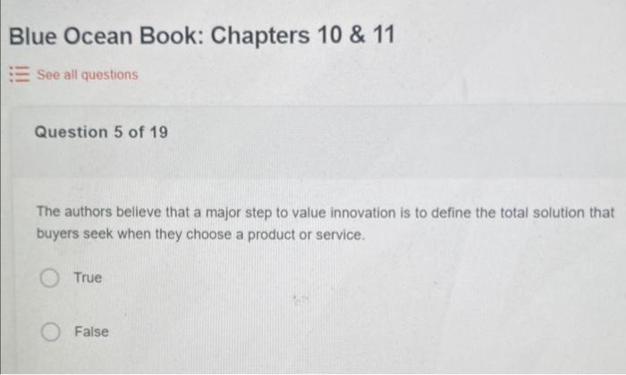 Solved The authors believe that a major step to value | Chegg.com