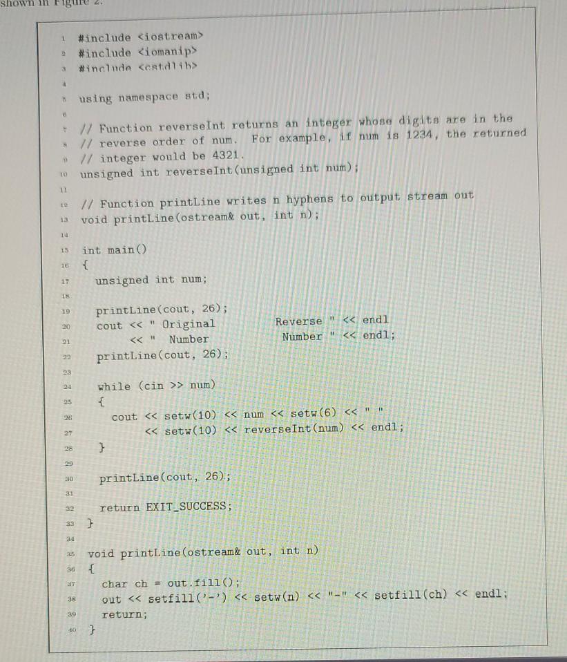 Solved Write a function that receives an unsigned int as its | Chegg.com