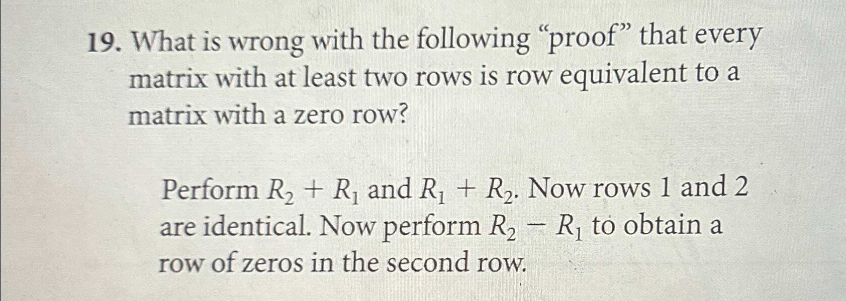 Solved What is wrong with the following 
