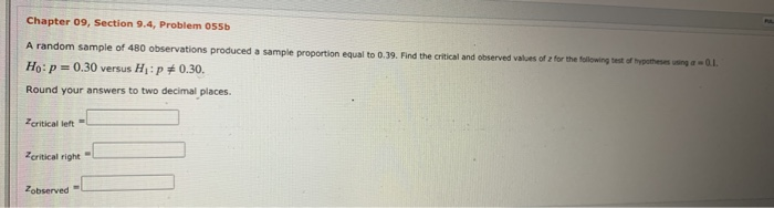 Solved SER 9 Chapter 09, Section 3.3. Problem 047 A past | Chegg.com