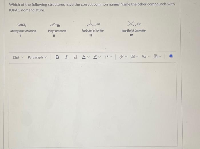 Solved Which of the following structures have the correct | Chegg.com