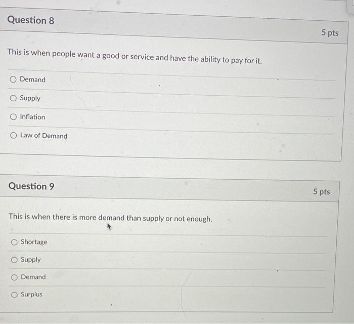 Solved Capital is All natural resources used to make goods