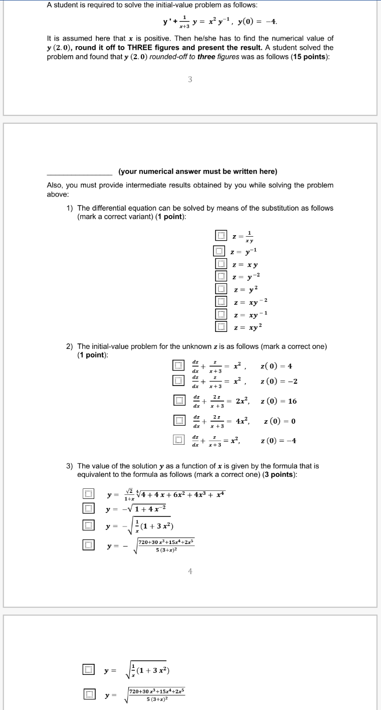 Solved For the final numerical answer and question #3, pay | Chegg.com