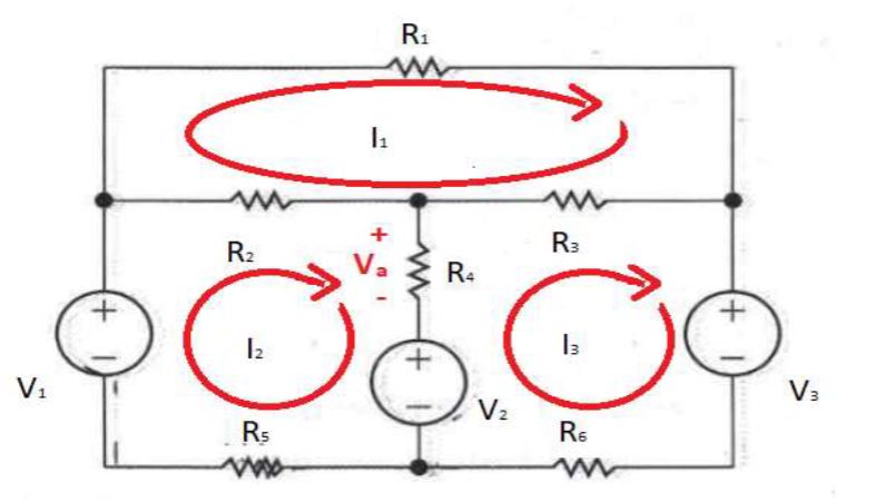 Solved Para el circuito de la figura, los valores de sus | Chegg.com