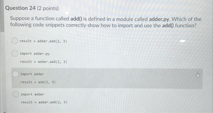 Solved Question 41 (2 points) If a sentinel value is not | Chegg.com