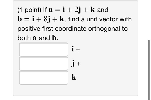 Solved (1 Point) Let A = (7,8, 7) And B = (9, 10, 9) Be | Chegg.com