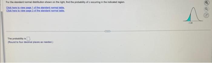 Solved The probabity is (Round to four deomal places as | Chegg.com