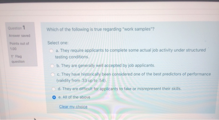 Solved Question 1 Which Of The Following Is True Regarding | Chegg.com