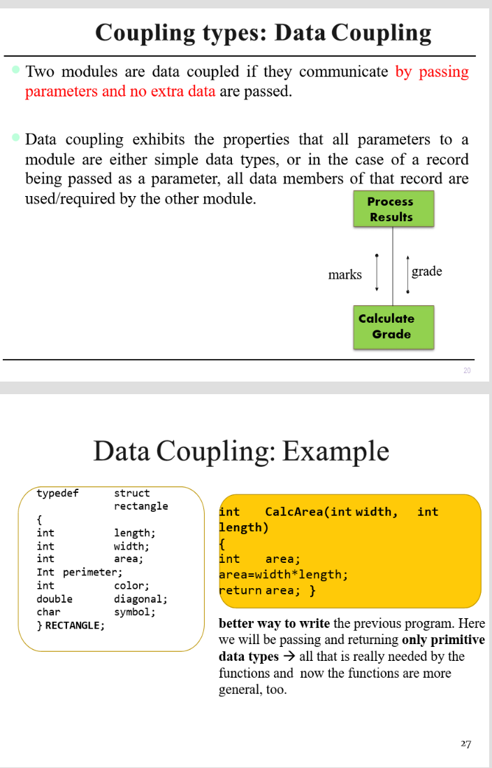Solved Common Coupling: Example >0 ) While ( global_variable | Chegg.com
