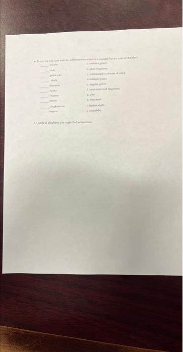 Solved L.NBORNTORY 4: Sedimentary Rocks PHE-LAB INTRCAS | Chegg.com