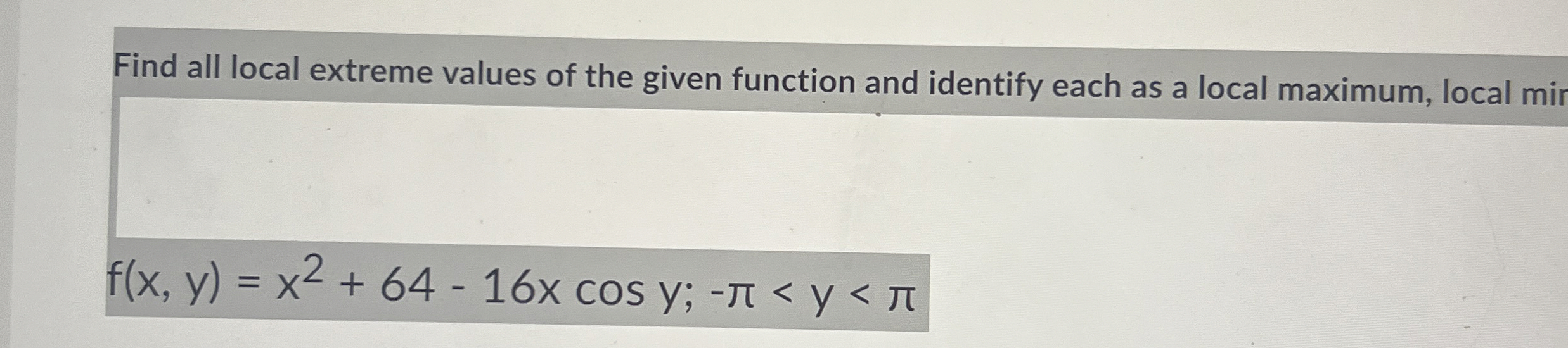 solved-find-all-local-extreme-values-of-the-given-function-chegg