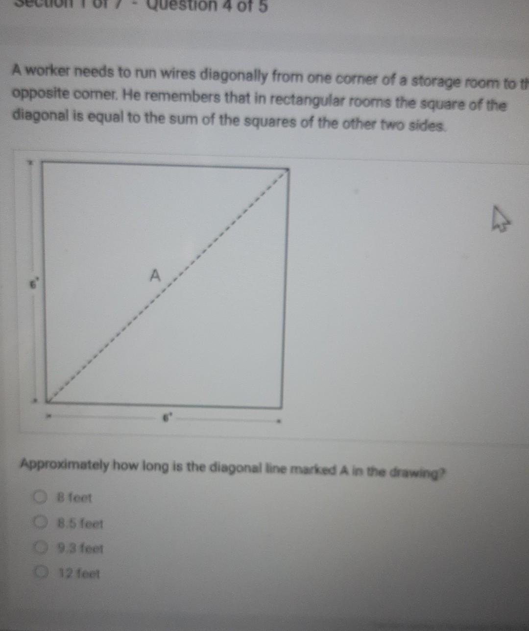 Solved A worker needs to run wires diagonally from one
