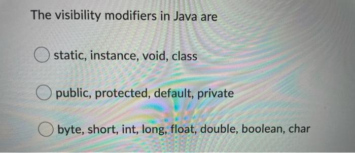 java default visibility class