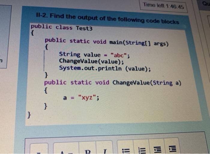 Solved 11-2. Find the output of the following code blocks | Chegg.com