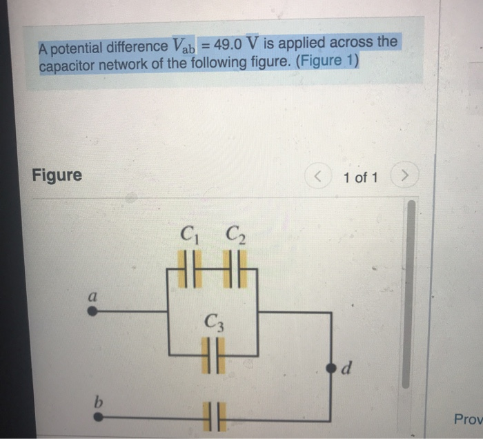 Solved A Potential Difference Vab = 49.0 V Is Applied Across | Chegg.com