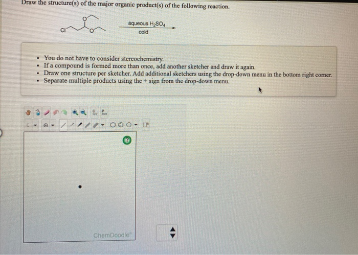 Solved Draw the structure(s) of the major organic product(s) | Chegg.com