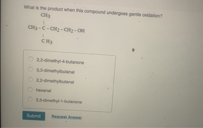 Solved What is the product when this compound undergoes | Chegg.com