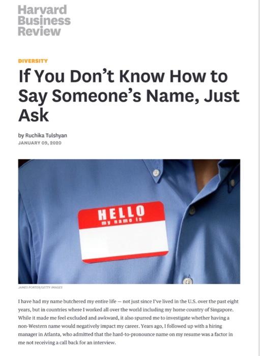 If You Don't Know How to Say Someone's Name, Just Ask